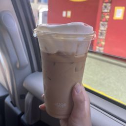 Caramel Macadamia Nut Iced Latte