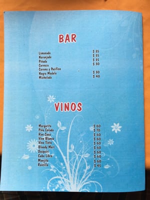 Menu photo 3 El Manguito Yelapa, JAL Menu photo 3 El Manguito Yelapa, JAL