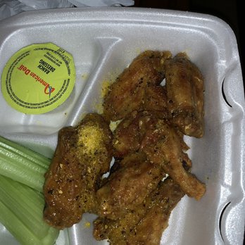American Deli - Lemon pepper wings with extra lemon pepper seasoning on top - Chicken Wings Near Me - Rock Hill, South Carolina American Deli - Lemon pepper wings with extra lemon pepper seasoning on top - Chicken Wings Near Me - Rock Hill, South Carolina