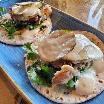 MIA Kitchen & Bar - Softshell Crab Tacos $14 for 2. Worth it - New American Near Me - Delray Beach, Florida