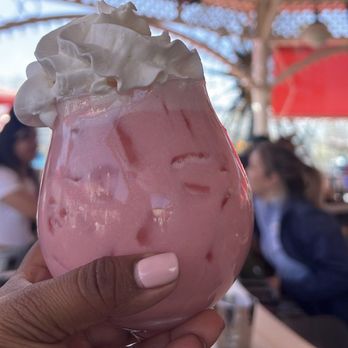 Lamplight Lounge - Strawberry shortcake (they made it with less citrus for me) - New American Near Me - Anaheim, California