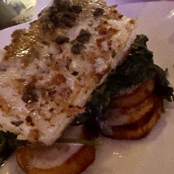 Spaghettini - Horseradish Crusted Wild Halibut - Italian Near Me - Seal Beach, California