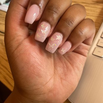 The Nail Box - Encapsulated butterfly nails - Nail Salons Near Me - Evesham, New Jersey