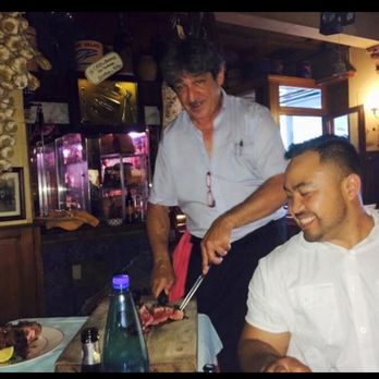 Perseus - This is the cool ass waiter. Dude is awesome - Tuscan Near Me - Florence, FI