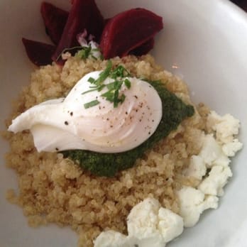 Vesta - Quinoa with beets, goat cheese, and pesto - Italian Near Me - Astoria, New York Vesta - Quinoa with beets, goat cheese, and pesto - Italian Near Me - Astoria, New York
