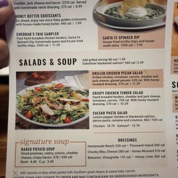 Cheddar's Scratch Kitchen - 5-25-2022 menu - American Near Me - The Colony, Texas Cheddar's Scratch Kitchen - 5-25-2022 menu - American Near Me - The Colony, Texas