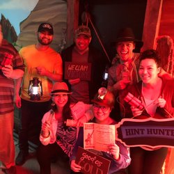 Hint Hunter Puzzle Rooms - Smiling from ear to ear!