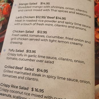 Andaman Thai - Menu - Thai Near Me - Walnut Creek, California