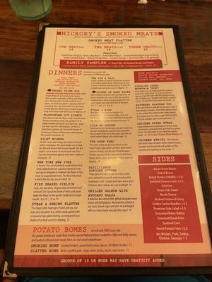 Menu photo 4 The Hickory Rexburg, ID Menu photo 4 The Hickory Rexburg, ID