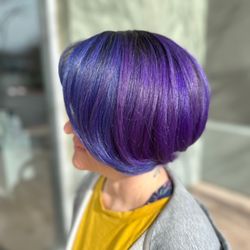The Collective Hair Loft - Vivid color and cut by Sara book online text 702-743-1946 or dm @twodyefourhair