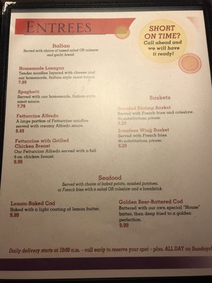 Menu photo 8 Brothers Three Marinette, WI