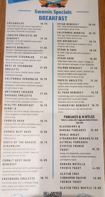 Menu photo 7 Swamis Cafe Escondido, CA