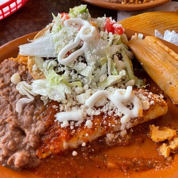 Alvarez Mexican Restaurant - Beef tostado, tamale, cheese enchilada. - Mexican Near Me - Palmetto, Florida Alvarez Mexican Restaurant - Beef tostado, tamale, cheese enchilada. - Mexican Near Me - Palmetto, Florida