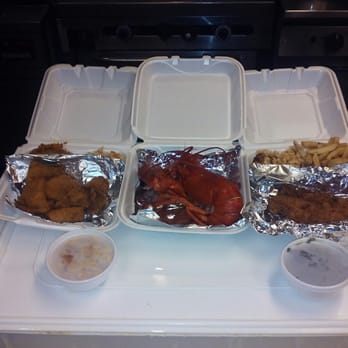 Draeona's Family Seafood - a tray of food - Seafood Near Me - Buffalo, New York Draeona's Family Seafood - a tray of food - Seafood Near Me - Buffalo, New York