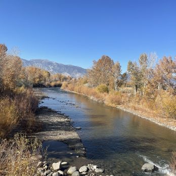 Carson Valley Golf Course - Fall colors over the river. - Golf Lessons Near Me - Gardnerville, Nevada