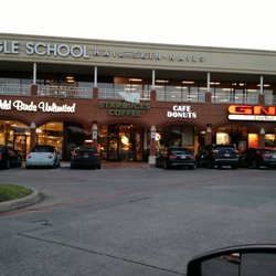 Mockingbird Commons - Some of the very popular shops!  Or at least my birds claim.