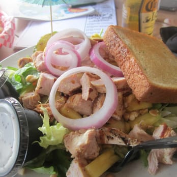 Pineapple Willy's - Caribbean Chicken Salad - Seafood Near Me - Panama City Beach, Florida Pineapple Willy's - Caribbean Chicken Salad - Seafood Near Me - Panama City Beach, Florida