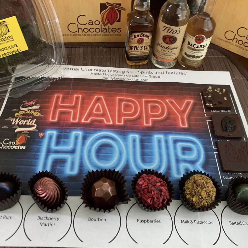 Cao Chocolates - a happy hour sign with chocolates - Food Delivery Services Near Me Cao Chocolates - a happy hour sign with chocolates - Food Delivery Services Near Me