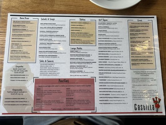 Menu photo 1 Castilla Restaurant and Tapas Bar Bellevue, WA