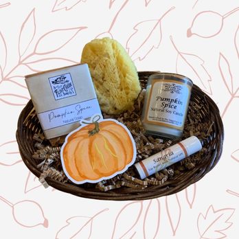 Finger Lakes Goods - Pumpkin spice and everything nice. Pick up a fall basket or make your own. - Gift Shops Near Me - Geneva, New York Finger Lakes Goods - Pumpkin spice and everything nice. Pick up a fall basket or make your own. - Gift Shops Near Me - Geneva, New York