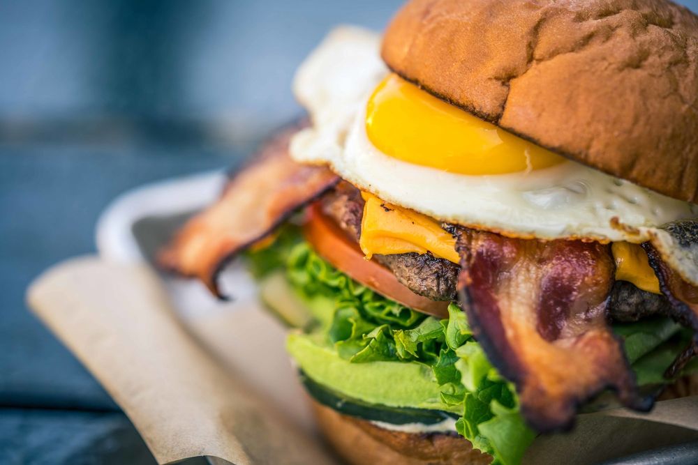 Food from San Dimas Burger