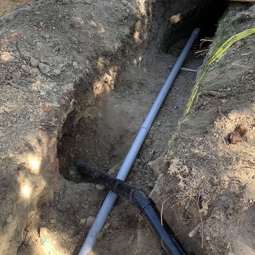 Big Boy Builders - trenching for the new main power line - General Contractors Near Me - Los Angeles, California Big Boy Builders - trenching for the new main power line - General Contractors Near Me - Los Angeles, California