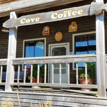 Cove Coffee - the front porch of the cafe - Coffee & Tea Near Me - Point Arena, California