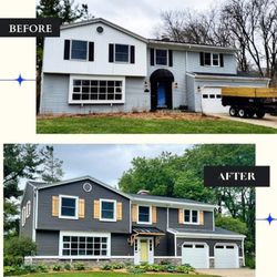 Scott Bauer Roofing And Siding - Before and After! What a transformation!