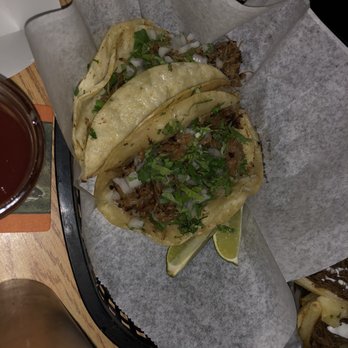 Sixth Street Dive - Two pork/carnitas texican tacos - Tex-Mex Near Me - Lafayette, Indiana
