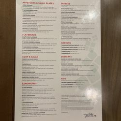 Great American Grill - Food Menu
