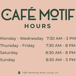 Cafe Motif
