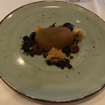 The Wildflower - Dark Chocolate Mousse Cherry "Rock" ($12) - Canadian (New) Near Me - Whistler, British Columbia