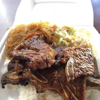 Me's BBQ - Kalbi plate - Korean Near Me - Honolulu, Hawaii