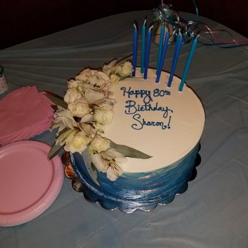 Just a Dash - Blue waves along the side for a beach themed party. - Caterers Near Me - Beaverton, Oregon