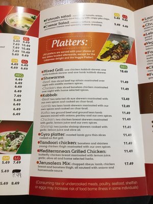 Menu photo 8 Pita Shop Miramar, FL