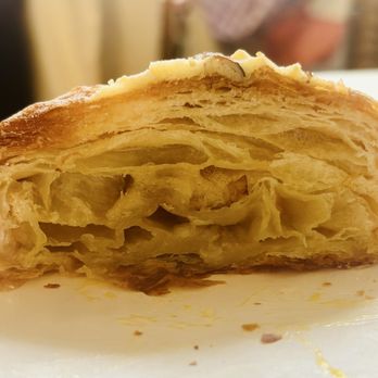 Honolulu Coffee - Inside view of the Almond Croissant - Bakeries Near Me - Honolulu, Hawaii