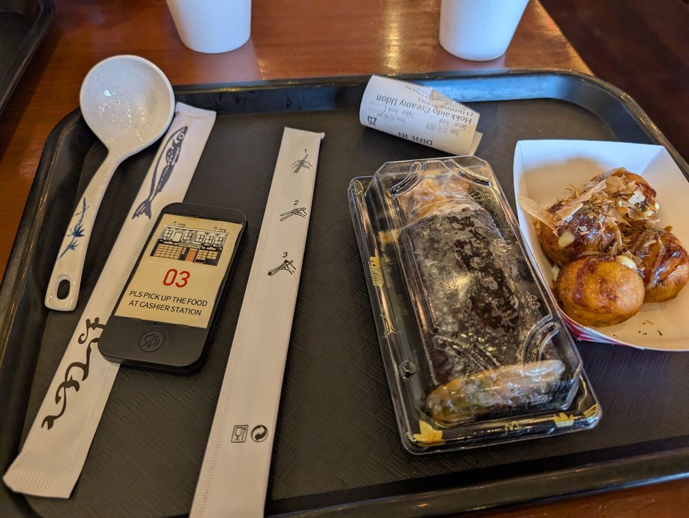 Food from Kinzo Udon