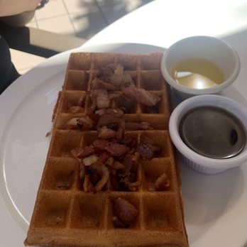 More Than Waffles - Baconutella Belgian Waffle (no nutella) - Breakfast & Brunch Near Me - Encino, California More Than Waffles - Baconutella Belgian Waffle (no nutella) - Breakfast & Brunch Near Me - Encino, California