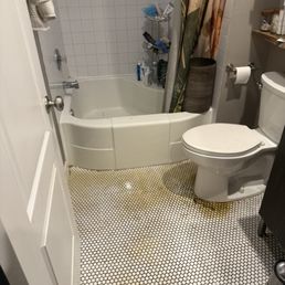 This was after he left. We never had any spillage before he came out. This was after he left. We never had any spillage before he came out.