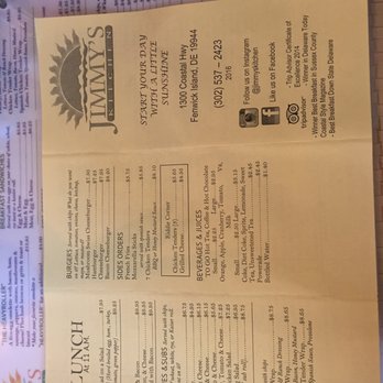 Jimmy's Kitchen - Breakfast & Brunch Near Me - Fenwick Island, Delaware Jimmy's Kitchen - Breakfast & Brunch Near Me - Fenwick Island, Delaware