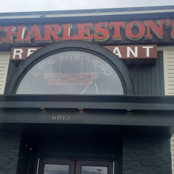Charleston's - Hard to see, but the sign indicates no waiting! - American Near Me - Indianapolis, Indiana Charleston's - Hard to see, but the sign indicates no waiting! - American Near Me - Indianapolis, Indiana