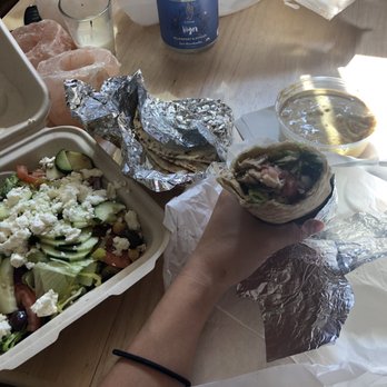 Wrap It Up - Chicken shawarma wrap, Greek salad, hummus and pita. - Mediterranean Near Me - Reno, Nevada Wrap It Up - Chicken shawarma wrap, Greek salad, hummus and pita. - Mediterranean Near Me - Reno, Nevada