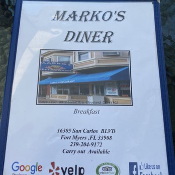 Marko's Diner - Breakfast & Brunch Near Me - Fort Myers, Florida Marko's Diner - Breakfast & Brunch Near Me - Fort Myers, Florida