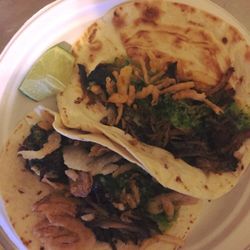 Cabin Grill - Beef chimichurri tacos