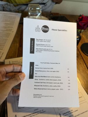 Menu photo 4 Divan Restaurant & Bar Atlanta, GA Menu photo 4 Divan Restaurant & Bar Atlanta, GA