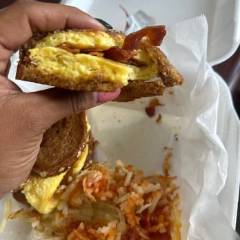 Max & Meme Cafe - Bacon and egg on wheat. - Breakfast & Brunch Near Me - Longwood, Florida Max & Meme Cafe - Bacon and egg on wheat. - Breakfast & Brunch Near Me - Longwood, Florida