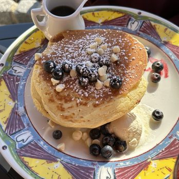 Miss Shirley's Cafe, Inner Harbor - Pancakes with Blueberry & White Chocolate Chip - Breakfast & Brunch Near Me - Baltimore, Maryland