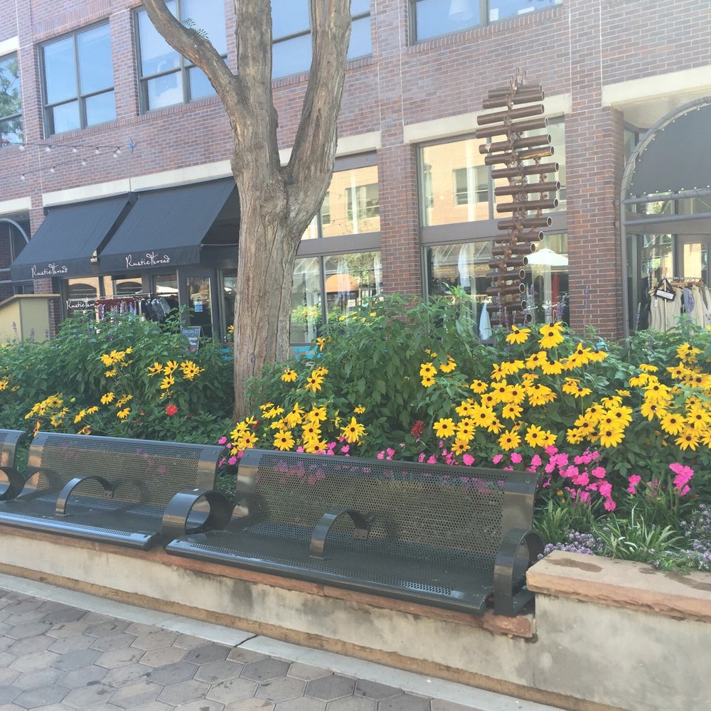 Town square landscaping