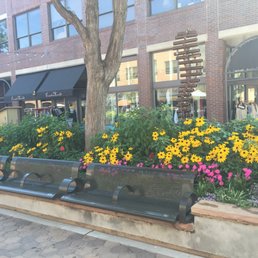 Town square landscaping