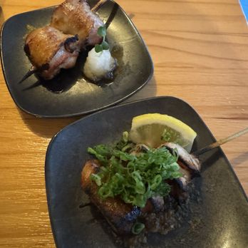 Drunken Monk - Soriresu along with another yakitori? Can't remember haha. - Izakaya Near Me - Menlo Park, California Drunken Monk - Soriresu along with another yakitori? Can't remember haha. - Izakaya Near Me - Menlo Park, California